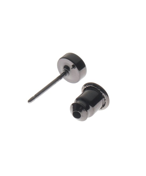 tk.TAKEO KIKUCHI（ティーケータケオキクチ）の「ドットピアス【片耳用】（ピアス（両耳用）・メンズ・ブラック/シルバー・00）」の7枚目の写真