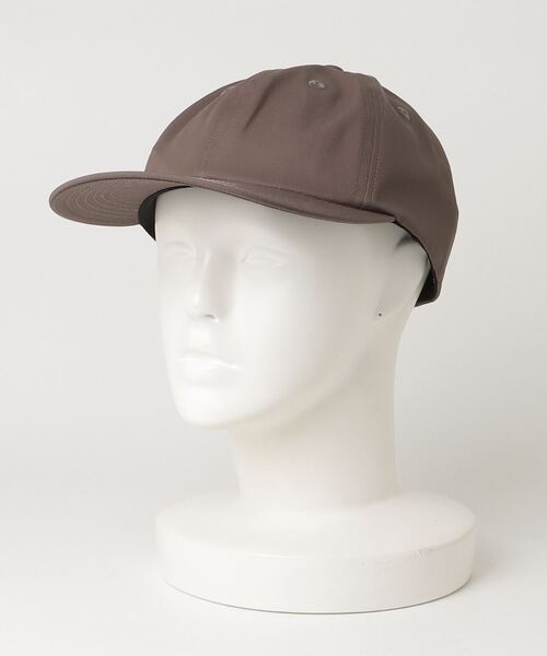 COTTON GABA 6PANEL CAP(FREE BLACK): KIJIMA TAKAYUKI: MENS