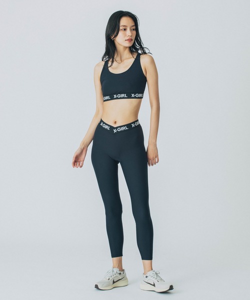 X-girl SPORTS(エックスガールスポーツ)の「ALL DAY SPORTS BRA(スポーツブラ・レディース・グレー/ブルー/ブラック・SMALL/MEDIUM/LARGE/X-LARGE)」の6枚目の写真