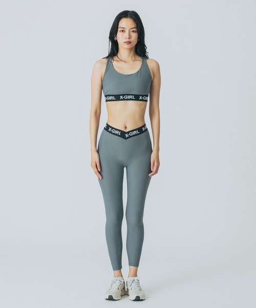 X-girl SPORTS(エックスガールスポーツ)の「ALL DAY SPORTS BRA(スポーツブラ・レディース・グレー/ブルー/ブラック・SMALL/MEDIUM/LARGE/X-LARGE)」の9枚目の写真