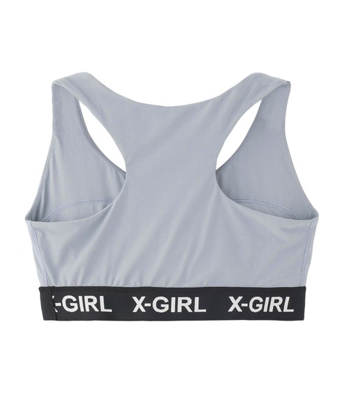 X-girl SPORTS(エックスガールスポーツ)の「ALL DAY SPORTS BRA(スポーツブラ・レディース・グレー/ブルー/ブラック・SMALL/MEDIUM/LARGE/X-LARGE)」の19枚目の写真