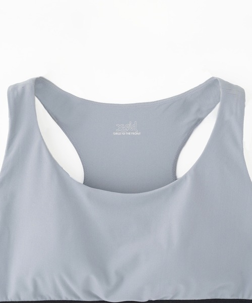 X-girl SPORTS(エックスガールスポーツ)の「ALL DAY SPORTS BRA(スポーツブラ・レディース・グレー/ブルー/ブラック・SMALL/MEDIUM/LARGE/X-LARGE)」の21枚目の写真