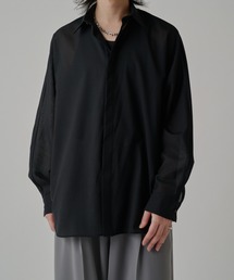 Lui's | ウール混ドライタッチシアーシャツ(シャツ/ブラウス)