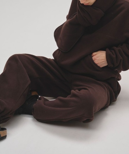 TODAYFUL（トゥデイフル）の「【TODAYFUL/トゥデイフル】Easy Fleece Pants/イージーフリースパンツ（スウェットパンツ・レディース・ダークブラウン/ネイビー・36/38）」の5枚目の写真