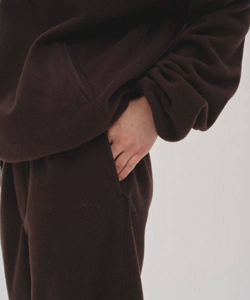 TODAYFUL（トゥデイフル）の「【TODAYFUL/トゥデイフル】Easy Fleece Pants/イージーフリースパンツ（スウェットパンツ・レディース・ダークブラウン/ネイビー・36/38）」の8枚目の写真