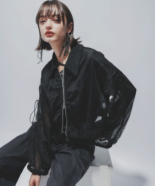 ソデ2WAYシアーブルゾン(HARE)（ブルゾン）｜HARE（ハレ）の