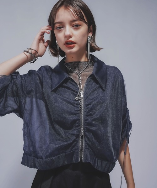 HARE（ハレ）の「ソデ2WAYシアーブルゾン(HARE)（ブルゾン）」 - WEAR