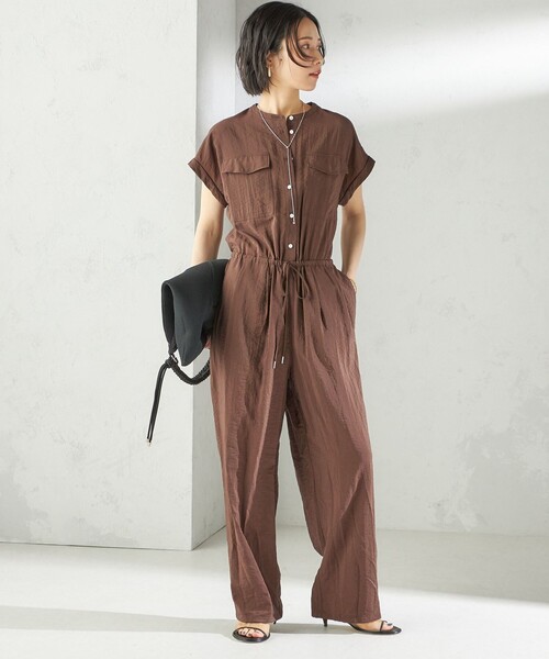 セール】〈手洗い可能〉ダブル ポケット ミリタリー オールインワン