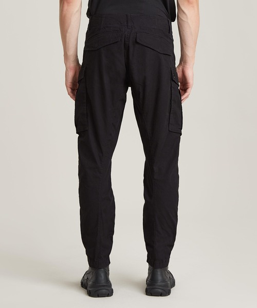 G-STAR(ジースター)の「3D Regular Tapered Cuffed Cargo Pants/立体裁断レギュラーテーパードジョガーカーゴパンツ(カーゴパンツ・メンズ・ダークオリーブ/ダークブラック・28/30/30/30/32/30/34/30)」の3枚目の写真