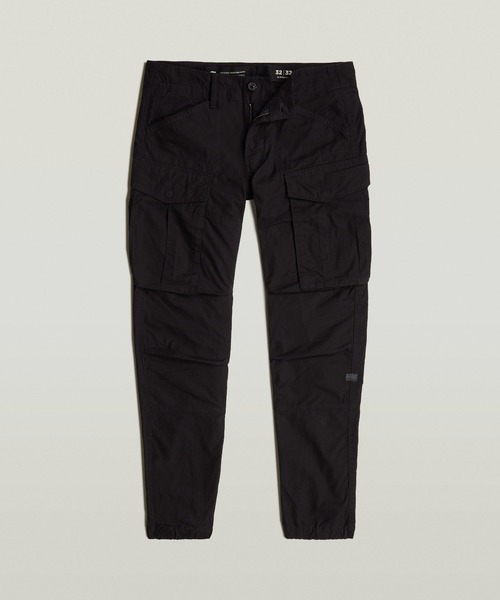 G-STAR(ジースター)の「3D Regular Tapered Cuffed Cargo Pants/立体裁断レギュラーテーパードジョガーカーゴパンツ(カーゴパンツ・メンズ・ダークオリーブ/ダークブラック・28/30/30/30/32/30/34/30)」の7枚目の写真
