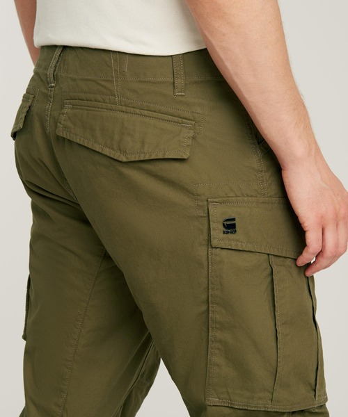 G-STAR(ジースター)の「3D Regular Tapered Cuffed Cargo Pants/立体裁断レギュラーテーパードジョガーカーゴパンツ(カーゴパンツ・メンズ・ダークオリーブ/ダークブラック・28/30/30/30/32/30/34/30)」の9枚目の写真