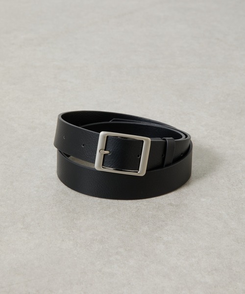 COLONY 2139(コロニートゥーワンスリーナイン)の「グロススクエアバックルベルト(ベルト・メンズ・ブラック・FREE)」の2枚目の写真
