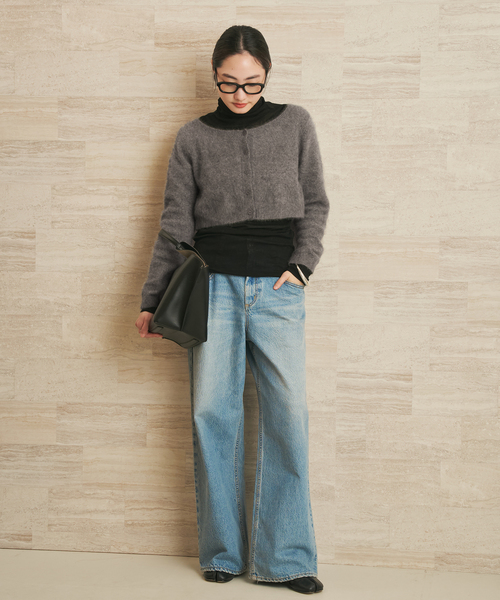 Plage Light Fur Midi カーディガン plage Light Fur Midi カーディガン