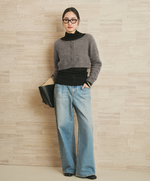 Plage プラージュ＊Light fur midi カーディガン ベージュ Plage