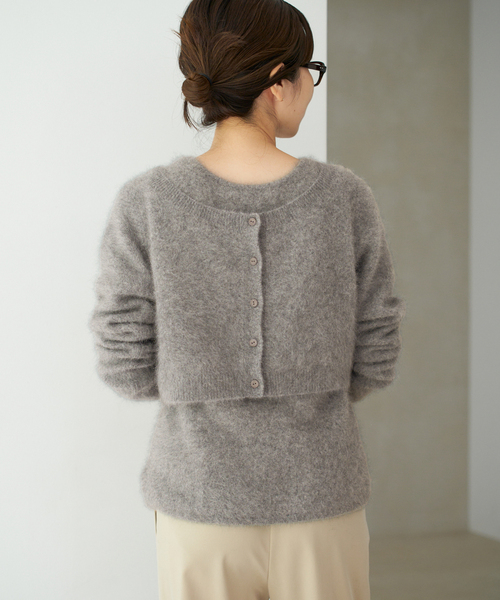 セール】Light Fur Short カーディガン（カーディガン/ボレロ）｜Plage