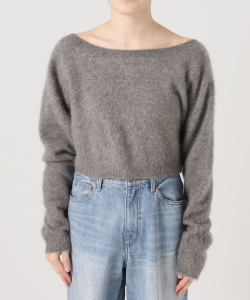 plage（プラージュ）の「Light Fur Short カーディガン（カーディガン/ボレロ・レディース・ベージュ/グレー・FREE）」の16枚目の写真