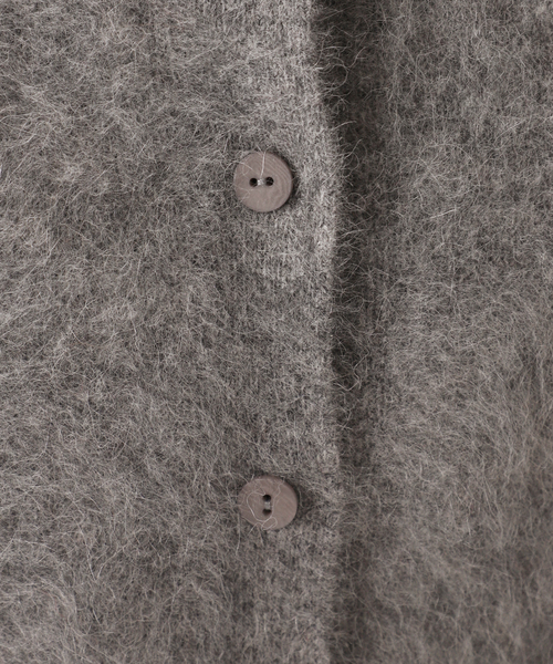 plage（プラージュ）の「Light Fur Short カーディガン（カーディガン/ボレロ・レディース・ベージュ/グレー・FREE）」の18枚目の写真