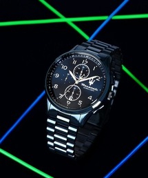 Maserati（マセラティ）の「「Maserati/マセラティ」ソルパッソ - 42mm クロノ ブルー ダイヤル ブルー ブレスレット（アナログ腕時計）」