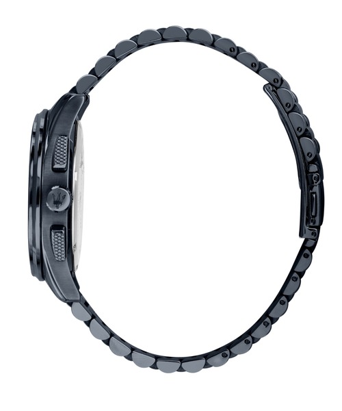 Maserati(マセラティ)の「「Maserati/マセラティ」ソルパッソ - 42mm クロノ ブルー ダイヤル ブルー ブレスレット(アナログ腕時計・メンズ・ネイビー・42mm)」の5枚目の写真