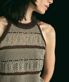 トップス anuke Border Knit Tanktop 62510515 セール】anuke Border Knit Tanktop ボーダーニットタンクトップ