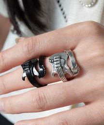 Porte 蝶モチーフ シルバーリング Porte 蝶モチーフ シルバーリング