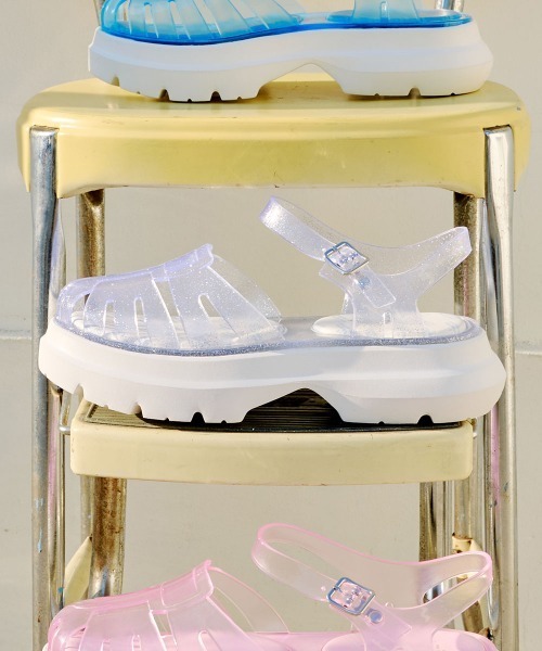 ROCKFISH WEATHERWEAR（ロックフィッシュウェザーウェア）の「GLAIR FLATFORM FISHERMAN SANDALS（サンダル・レディース・ブラック/シルバー/ブラック系その他/ブラウン/ライトグレー/クリア・23.0cm/24.0cm/25.0cm/24.5cm）」の14枚目の写真
