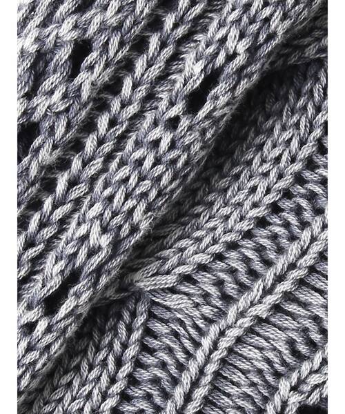 GYDA（ジェイダ）の「2WAYメッシュブリーチニットトップス（カーディガン/ボレロ・レディース・チャコールグレー/ネイビー/アイボリー・FREE）」の21枚目の写真