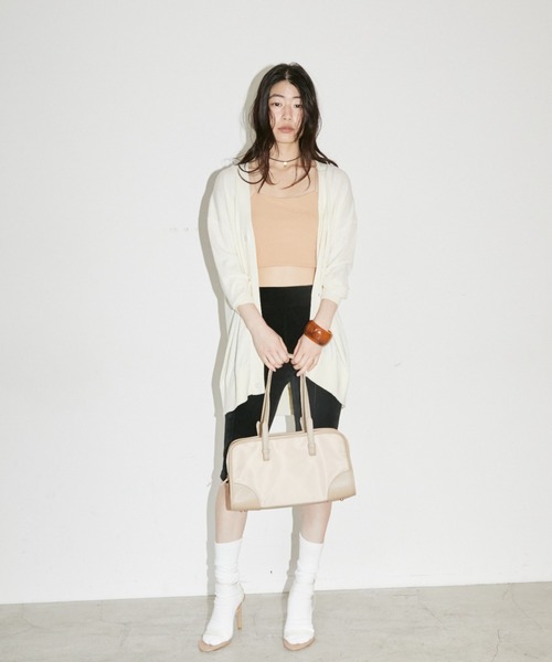 THEATRE PRODUCTS(シアタープロダクツ)の「ナイロンツイルスクエアハンドバッグL(ボストンバッグ・レディース・ブラック/ベージュ/ブラウン・FREE)」の13枚目の写真