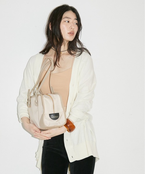 THEATRE PRODUCTS(シアタープロダクツ)の「ナイロンツイルスクエアハンドバッグL(ボストンバッグ・レディース・ブラック/ベージュ/ブラウン・FREE)」の20枚目の写真