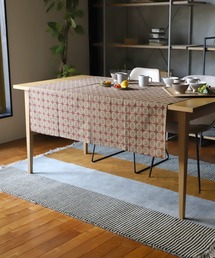a.depeche（アデペシュ）の「【a.depeche/アデペシュ】テーブルクロス　kha-na table cloth 120×150 AZUKI　おしゃれなギフトに最適！（ランチョンマット/テーブルウェア）」