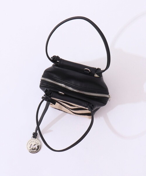 マー坊　9/20日購入予定 セール】【MARCO MASI/ マルコマージ】ミニキューブゼブラバッグ