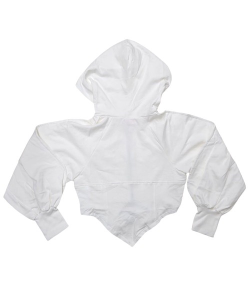 lilLilly（リルリリー）の「ピグメントコルセットパーカー（パーカー・レディース・ホワイト/ブラック/グレー・FREE）」の21枚目の写真