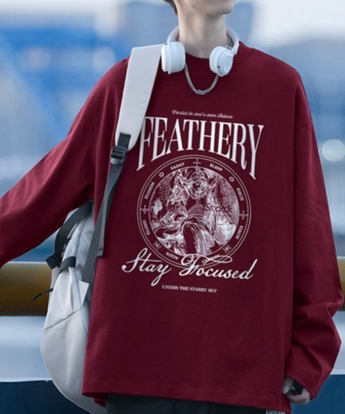 link lot（リンクロット）の「フロントビッグロゴロンT（Tシャツ/カットソー・メンズ・ブラック/ホワイト/レッド・M/L）」の8枚目の写真