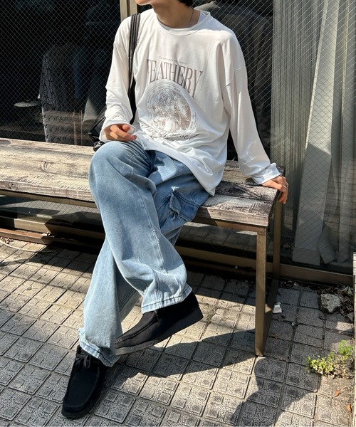 link lot（リンクロット）の「フロントビッグロゴロンT（Tシャツ/カットソー・メンズ・ブラック/ホワイト/レッド・M/L）」の18枚目の写真