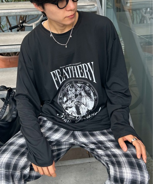 link lot（リンクロット）の「フロントビッグロゴロンT（Tシャツ/カットソー・メンズ・ブラック/ホワイト/レッド・M/L）」の20枚目の写真
