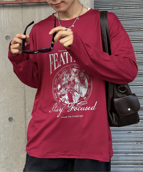 link lot（リンクロット）の「フロントビッグロゴロンT（Tシャツ/カットソー・メンズ・ブラック/ホワイト/レッド・M/L）」の14枚目の写真