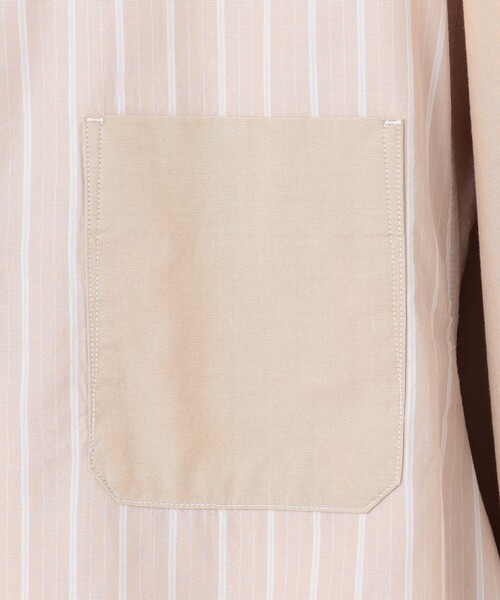 J.PRESS YORK STREET（ジェイプレスヨークストリート）の「【WOMEN】タイプライター ショートブラウス（シャツ/ブラウス・レディース・サックスブルー系1/ブラック系1/ベージュ系1/アイボリー系・F）」の7枚目の写真