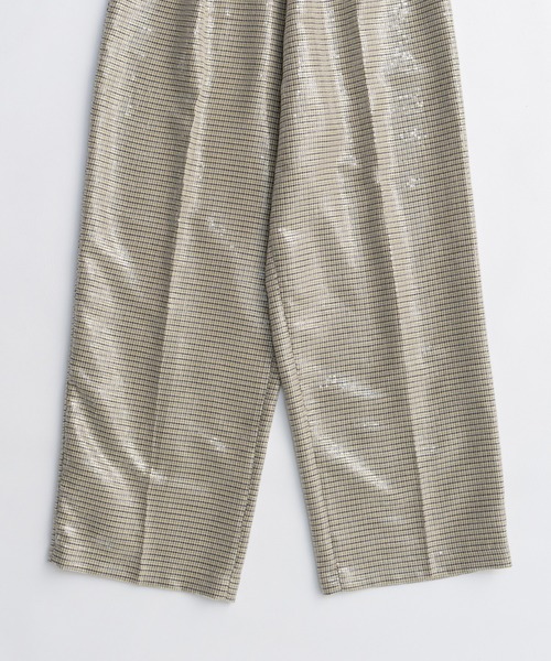 MAISON SPECIAL(メゾンスペシャル)の「Multi Fabric Pants/マルチファブリックパンツ■セットアップ対応■(その他パンツ・レディース・イエロー/ブラウン・38/36)」の14枚目の写真