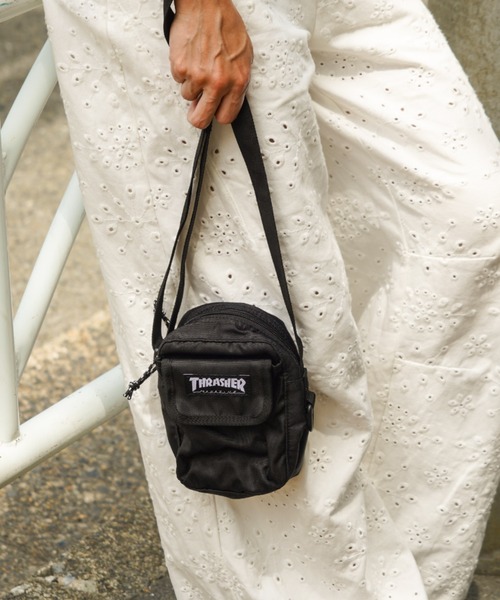 フロリディアン ショルダーポーチ THRASHER/スラッシャー】Mini Shoulder Pouch<タテ＞ ショルダーポーチ