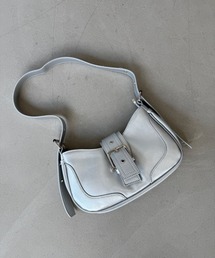 SANSeLF | 【SANSeLF】 バックルポイントショルダーバッグ セミサークルフォルム ワンストラップ saa25a038(ハンドバッグ)