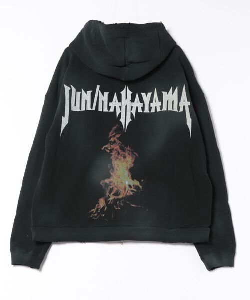 JUN/NAKAYAMA（ジュンナカヤマ）の「FLAME ZIP HOODIE（パーカー