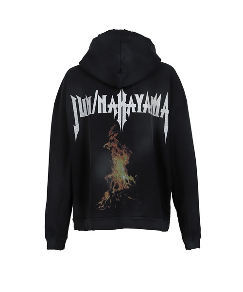 トップス JUN/NAKAYAMA FLAME ZIP HOODIE JUN/NAKAYAMA（ジュンナカヤマ）の「FLAME ZIP HOODIE（パーカー