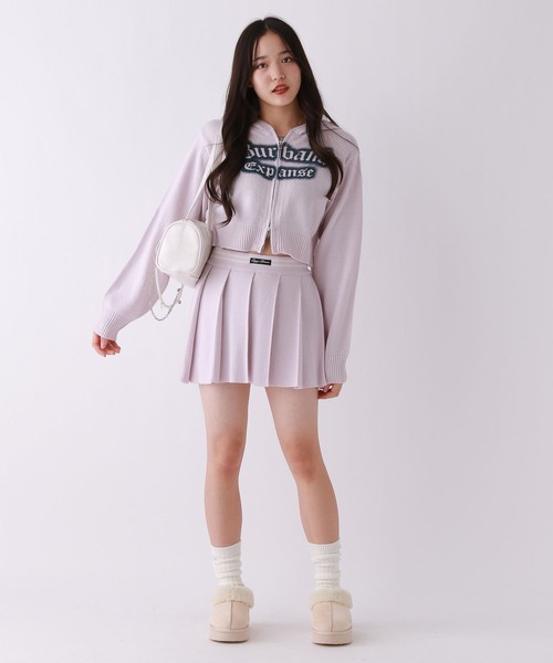 repipi armario(レピピ アルマリオ)の「【girly line】ニットプリーツスカート(スカート・キッズ・ブラック/ピンク/チャコールグレー・LARGE/SMALL/MEDIUM)」の12枚目の写真