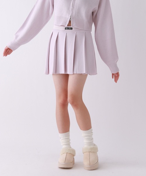 repipi armario(レピピ アルマリオ)の「【girly line】ニットプリーツスカート(スカート・キッズ・ブラック/ピンク/チャコールグレー・LARGE/SMALL/MEDIUM)」の13枚目の写真