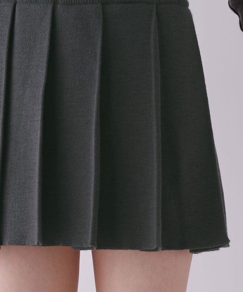 repipi armario(レピピ アルマリオ)の「【girly line】ニットプリーツスカート(スカート・キッズ・ブラック/ピンク/チャコールグレー・LARGE/SMALL/MEDIUM)」の19枚目の写真