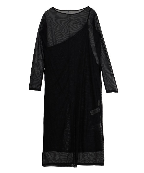 カットソー(長袖/七分) Ameri CAMILA SHEER CUT TOP Ameri（アメリ）の「CAMILA SHEER CUT TOP（Tシャツ/カットソー）」 - WEAR