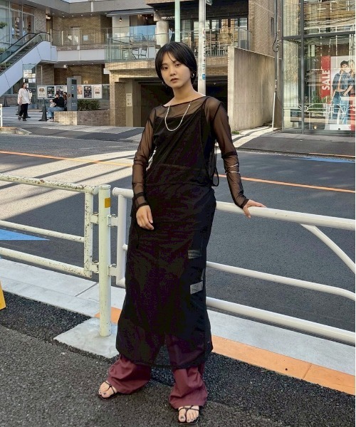 シャツ/ブラウス(長袖/七分) Ameri / MEDI PRINT LAYERED SHEER SET TOP Ameri VINTAGE - AMERI MEDI PRINT LAYERED SHEER SET TOPの通販 by