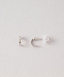 ◆金属アレルギー対応◆◆made in japan◆【純金厚メッキ】プレーン　極小ミニマルカーブピアス