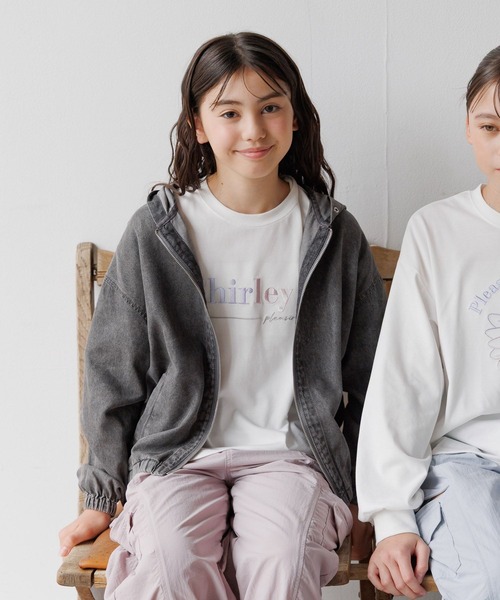 GLOBAL WORK（グローバルワーク）の「ズットパットデニムパーカー/576678（パーカー・キッズ・ブルー/ブラック・140cm/130cm/160cm/150cm）」の6枚目の写真