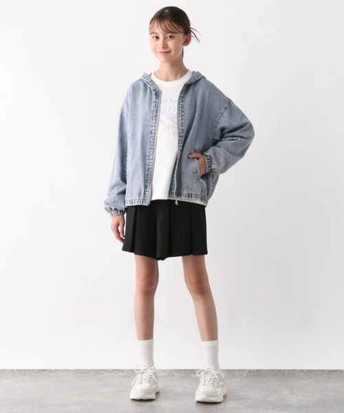 GLOBAL WORK（グローバルワーク）の「ズットパットデニムパーカー/576678（パーカー・キッズ・ブルー/ブラック・140cm/130cm/160cm/150cm）」の18枚目の写真